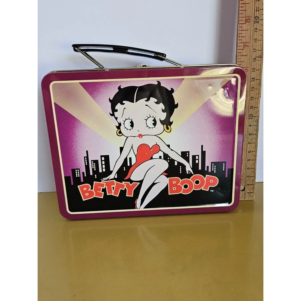 1997 King Features Betty‎ Boop Mini Metal Lunch Box 8